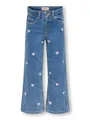 ONLY Girl Jeans mit weitem Bein KMGJUICY Weiter Beinschnitt Jeans