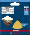 Bosch Expert Schleifpapier-Set C470 für Deltaschleifer 93 mm K 60/120/240 Holz