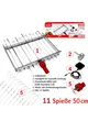 Mehrfacher Spießdreher 11 Spieße SESAM mit Motor&Akku 62cm Länge 24-40cm Breite