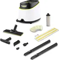 Kärcher Dampfreiniger SC 3 Deluxe EasyFix | 1.900 W | 3,5 bar Dampfdruck | 1 l Tank | Bodenreinigungsset | weiß/schwarz