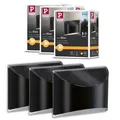 Set Solar LED Wegeleuchte Elliot 3er-Set IP44 3000K 3x5lm Anthrazit