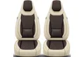 BREMER SITZBEZÜGE Autositzbezug für Adria Coral Adriatik Silver (C11), Set, 2-tlg., Schonbezüge Sitzbezüge Fahrer und Beifahrer, in Beige/Braun