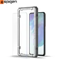 2x Displayschutz Spigen für Samsung Galaxy S21 FE Schutz Tempered 9H Hart Glass