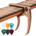 Kapodaster für Gitarre Capo Gitarren mit 6 Plektren Capodasta Gitarre für Uku...