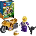 LEGO 60309 City Stuntz Selfie-Stuntbike Stuntshow Set mit Schwungradantrieb, Motorrad-Spielzeug mit Selfie-Stick, Geschenk für Kinder ab 5 Jahren