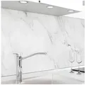 danario Küchenrückwand Folie selbstklebend - Matt - Spritzschutz Küche - versteift & robust 220 cm x 80 cm