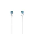 Hama Cat 6a Netzwerkkabel 5m, Flachkabel zum Verlegen, Gigabit Ethernet bis zu 10 Gbps (RJ45 Lankabel, verdrillte Datenpaare, Knickschutz, schlanke Stecker, Ethernetkabel mit robustem Kabelmantel)