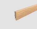 EGGER Sockelleiste Wildeiche braun L667, L: 240 cm, H: 5.8 cm, 1-St., 2,40m, neues kubisches Profil, passend zu Fußboden Wildeiche natur