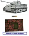 RC Panzer Tiger 1 Full Option + 6 Gefechtskarten + Tigerfibel im Maßstab 1:16