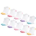 OCCULTO Sneakersocken Damen Muster Sneaker Socken 10er Pack (Modell: Maja) (10-Paar) weiß 39-42
