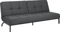 Schlafsofa Perugia, grau, mit umklappbarer und teilbarer Rückenlehne, 95x87x95 cm