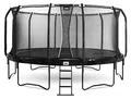 Salta First Class - Ø 487cm - Schwarz - inkl. Sicherheitsnetz