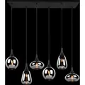 Trio 317000632 Pendelleuchte Lumina 6x40W | E14 - höhenverstellbar, schwarz, chrom