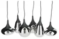 Trio Lumina Pendelleuchte, 40W, 6 x E14, schwarz-chrom (317000632)