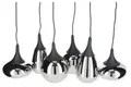 Trio Lumina Pendelleuchte, 40W, 6 x E14, schwarz-chrom (317000632)