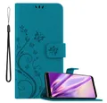 Cadorabo Handyhülle für Samsung Galaxy S8 Hülle Samsung Galaxy S8, Hülle Schutzhülle Blumen Flower mit Standfunktion Kartenfach Magnet