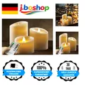LED Kerzen Set 3 Stück 10 12 15 cm Batteriekerzen Fernbedien