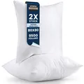 2er Set Kissenfüllung 80 x 80 cm Innenkissen Füllkissen Kopfkissen Sofakissen...