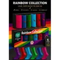 Chili Lifestyle Freizeitsocken LIMITED EDITION Rainbow Bunte Socken - Eyecatcher Farben aus Baumwolle (Multipack, 6-Paar, 6 Farben - Baumwollsocken) Weichbund ohne Gummidruck für Damen und Herren - Exklusive Geschenkbox blau|bunt|grün|lila|rot 39-42