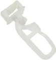 GARDINIA Gardinengleiter Klickgleiter Maxi mit Faltenlegehaken, (20-St), Serie Einzelprogramm Chicago Ã˜ 20 mm
