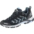 Meindl Caribe Lady GTX Halbschuhe schwarz/azur Gr. 5 - Schwarz/Grau/Hellblau - 38