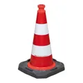 Moravia Leitkegel TL H.500mm BAST geprüft,2 Streifen G. 3,20 kg,33x33 cm