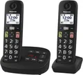 Panasonic KX-TGU132EXB digitales schnurloses Telefon mit Anrufbeantworter