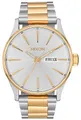 Nixon Armbanduhr Sentry SS Silver/Gold 42MM