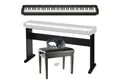 CASIO Stagepiano (Stagepiano Set CDP-S110 BK Deluxe 88 Tasten Hammermechanik USB MIDI Effektprozessor 10 Sounds 64-fache Polyphonie inklusive Keyboardständer Klavierbank HiFi Kopfhörer, Stage Pianos, Stage Piano-Sets), CDP-S110 BK Deluxe - Stagepiano-Set