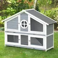 Hasenstall XL Momo grau 144 x 57 x 110 cm