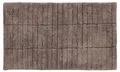 Zone Denmark Tiles Badematte, Badteppich rutschfest, Duschvorleger fürs Badezimmer aus 100% Baumwolle, Waschbar, 80 x 50 cm, Taupe