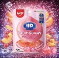 Amos 4D Fruit gummy Peach Burst 65g Fruchtgummi