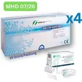 SAFECARE One Step COVID-19 Antigen-Schnelltestkit (3in1)| Laien-Selbsttest 100 Stück MHD 07/26 | 4 x 25er Pack | ID: 2099 | GRATIS parahealth Test...