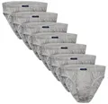 BRUBAKER Slip Herren Unterhose aus Baumwolle (Spar-Pack, 7-St., 7er-Pack) Großpackung Männer Unterwäsche, sehr bequeme Passform