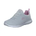 Skechers Damen Summits Good Taste Turnschuhe, Light Grey Mesh Lavender Trim, 40 EU