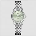 Mido Schweizer Uhr Damenuhr Automatik Baroncelli Lady Twenty Five grün