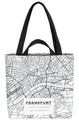 VOID Henkeltasche (1-tlg), Frankfurt Karte Frankfurt Maps Banken Deutschland Stadtplan Stadtkart