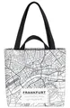Frankfurt Karte Tasche Frankfurt Maps Banken Deutschland Stadtplan Stadtkarte