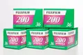 5x FUJI  200 mit 36 Aufnahmen Kleinbildfilm 135-36
