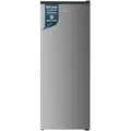 homeX Gefrierschrank No Frost, Tiefkühlschrank groß - 161 Liter, 4-Sterne Gefrieren, Super-Frost-Funktion, FSN1611E-S - Silber