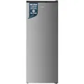homeX Gefrierschrank NoFrost, Tiefkühlschrank groß - 161L Nutzinhalt, 4-Sterne Gefrieren, Freezer No Frost, Gefrierschränke freistehend, Super-Frost-Funktion, leise 39 dB, silber, FSN1611E-S