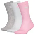 PUMA Socken PUMA KIDS CREW SOCK 3P (3-Paar, 3 Paar) Junior mit klassischer Rippe rosa 31-34