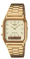 Casio Vintage Herrenuhr analog/digital gelbgoldfarben AQ-230GA-9DMQYES