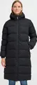NORTH BEND NBElla Damen Steppmantel Winterjacke Outdoorjacke atmungsaktiv wasserdicht winddicht mit Kapuze Reißverschlusstaschen TPU-Membran