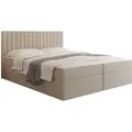 Mirjan24 Boxbett, Natur, Kunststoff, Rechteckig, 180x200 cm, Schlafzimmer, Betten, Boxspringbetten
