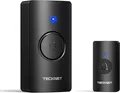 TECKNET Funkklingel, kabelloses Türklingel Batteriebetrieben, wasserdichte