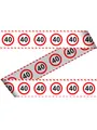 Folat SCH-5424 Party-Absperrband VERKEHRSSCHILD 40 / 15m