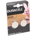 Duracell Batterie Lithium, Knopfzelle, CR2430, 3V Electronics, Retail Blister (2-Pack) 152090