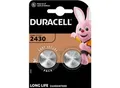 Duracell Lithium Knopfzelle Duralock Power Preserve, CR2430, 3 V, im Retail Blister, 2 Stück