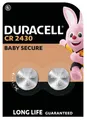 Duracell Knopfzelle CR2430 3V 2 St. 300 mAh Lithium DL2430